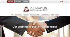 Desktop Screenshot of abramsonco.com